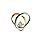 Carat Affairs Two-Tone Heart Pendant Necklace with Lab-Grown Solitaire Diamond, Valentine Gift
