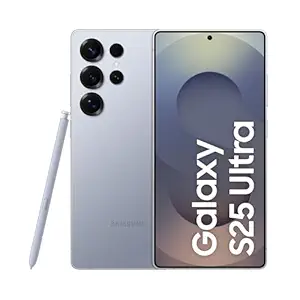 Samsung Galaxy S25 Ultra 5G AI Smartphone (Titanium Silverblue, 12GB RAM, 512GB Storage), 200MP Camera, S Pen Included, Long Battery Life