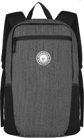WILDHORN Medium 30 L Laptop Backpack for Men & Women (Grey, Black)
