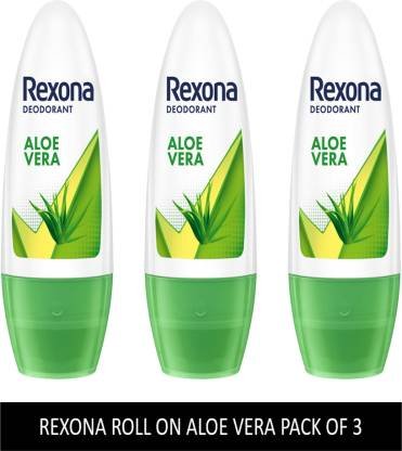 Rexona Aloe Vera Underarm Roll On Deodorant For Women (PO3) Deodorant Roll-on – For Women
