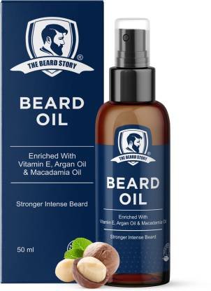 THE BEARD STORY Beard Oil Supreme Quality With Vitamin E, For Growth, Nourishment & Shine Hair Oil (50 ml)