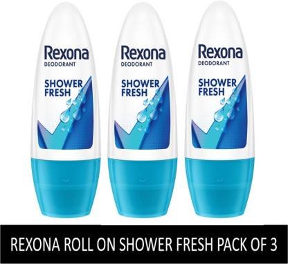 Rexona Shower Fresh Underarm Roll On Deodorant For Women (PO3) Deodorant Roll-on – For Women