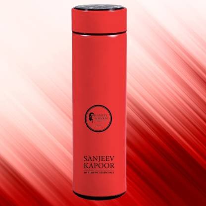 Sanjeev Kapoor BY Classic Essentials Enigma Stainless Steel Insulated Bottle with LED Display 500 ml Flask