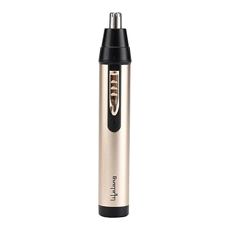 Lifelong Rechargeable Nose and Ear Trimmer; 40 minutes Runtime and Washable For Men, Woman Ear Hair Trimmer