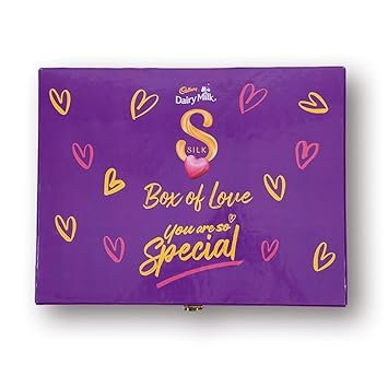 Cadbury Dairy Milk Silk Assorted Valentine’s gift Chocolates Box of Love with Photo Frame, 394 g