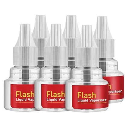 Goodknight Flash Liquid Vapourizer | Mosquito Repellent Refill | Pack of 6 (45ml each)