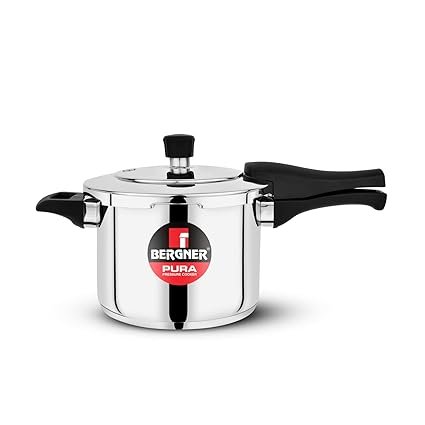 Bergner Pura Stainless Steel 2 L Pressure Cooker