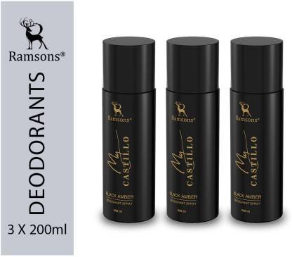 RAMSONS MY CASTILLO BLACK AMBER Deodorant Spray