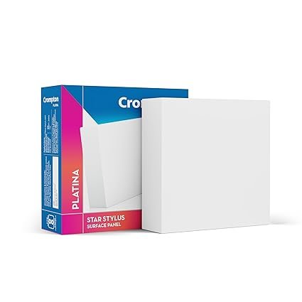 Crompton Platina Star Stylus Surface Panel 6W LED Square (Pack of 1, Cool Day Light)