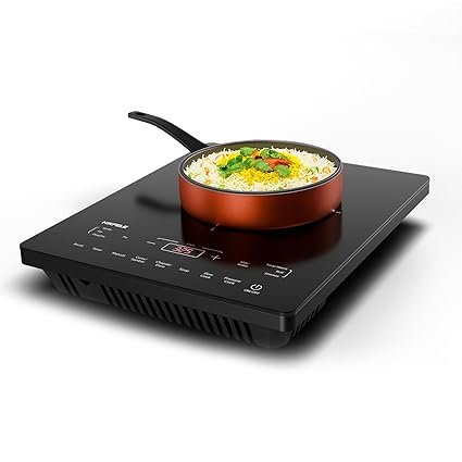 Hafele Magnechef Induction Cooktop | 1200W High Power | Ceramic Glass Plate | Auto Cook Menus | Intuitive Touch Control | 2 Year Warranty | Black