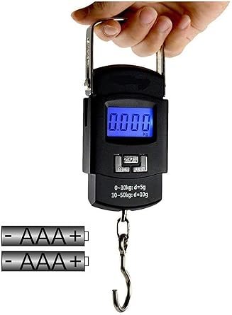 Btag Electronic Portable Digital LED Screen Luggage Weighing Scale, 50 kg/110 Lb For Multi-Purpose Use. Pack of 1 (JY-26_HOOK_TYPE)