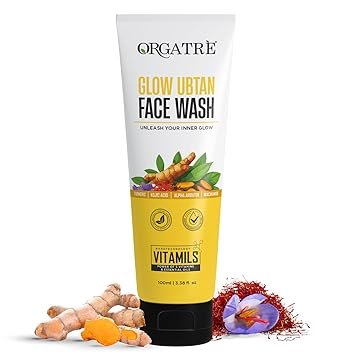 Orgatre Glow Ubtan Face Wash with Turmeric, Kojic Acid & Niacinamide