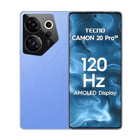TECNO Camon 20s Pro 5G (Serenity Blue, 8GB RAM,256GB Storage)