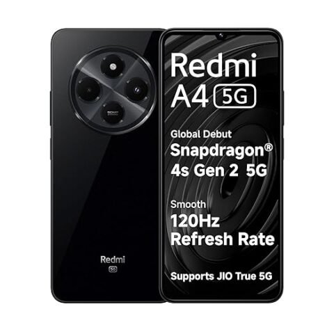 Redmi A4 5G (Starry Black, 4GB RAM, 128GB Storage)