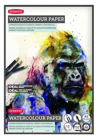 Derwent Watercolour Paper Pad – A5, 300 GSM