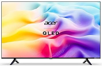 Acer 109 cm (43 inches) V Series 4K Ultra HD Smart QLED Google TV AR43GR2851VQD (Black)