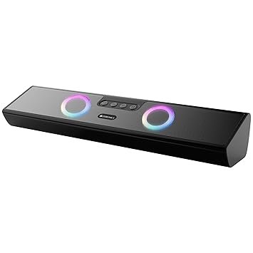 ZEBRONICS Astra 35, Portable Bluetooth Speaker, 16 Watts, Upto 24h Backup, Dual Drivers + Dual Passive Radiators, Call Function, Bluetooth v5.3 | USB | mSD| AUX, TWS, RGB LED