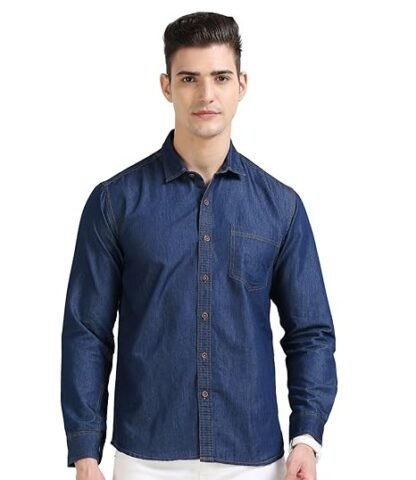 Scott International Men’s Blue Denim Shirt