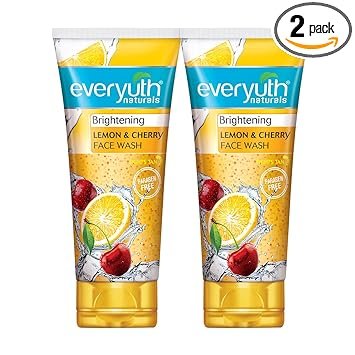 Everyuth Naturals Brightening Lemon & Cherry Face Wash