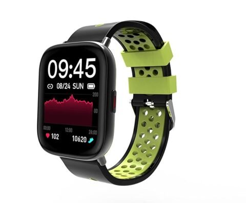 FCUK Fit Pro Full Touch 1.69″ Superior Display Smartwatch, Sleek Design Metal Body, 8 Sport Modes, Spo2, Heart Rate Monitoring, IP 68 Water Resistance and Long Battery Life