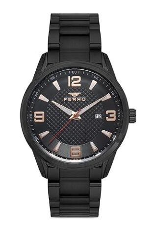 Ferro Analog Men’s Watch (Dial Colored Strap)