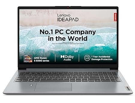 Lenovo IdeaPad Slim 1 AMD Ryzen 5 5500U 15.6″ HD Thin and Light Laptop