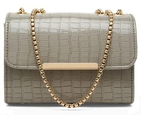 Fargo Leatherette Side Sling Bags For Women’s Ladies Croco