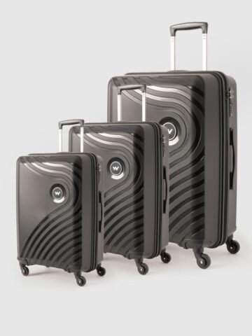 Set of 3 Onyx Lite Trolley Suitcases – Cabin Medium & Large