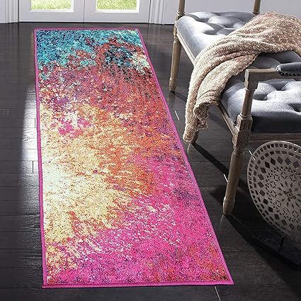 Status Contract Rugs for Living Room |(22″x55″) 3D Printed Carpet for Living Room Deco|Anti Skid Backing Home Essentials|Aesthetic Vintage Decor Carpet Bedroom|Boho Rugs for Living Room
