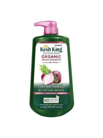 Scalp & Hair Medicine Organic Onion Shampoo with Curry Leaves – 1 Litre
