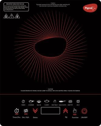 Pigeon 1800 W Induction Cooktop Touch Panel (Black, Acer plus)