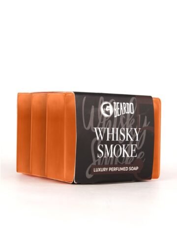 BEARDO Men Set of 3 Whisky Smoke Perfumed Luxury Soap – 75g Each