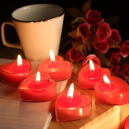AFAST Romantic Heart Shaped Tea Light Candle