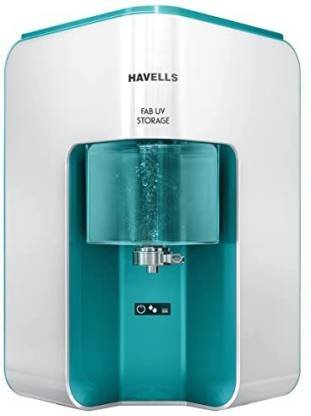 HAVELLS Fab Storage 7 L UV Water Purifier Suitable only for Municipality Water Supply (White, Green)