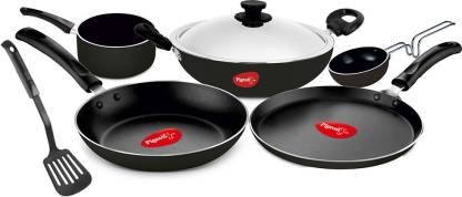 Pigeon Favourite Gift Set Non-Stick Coated Cookware Set (Aluminium, 7 – Piece)
