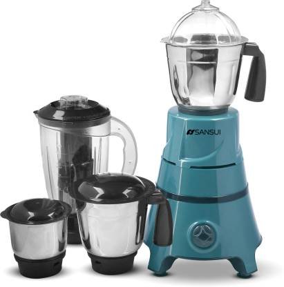 Sansui Pro 750 W Juicer Mixer Grinder (Flash | 4 Jars | Green, Black)