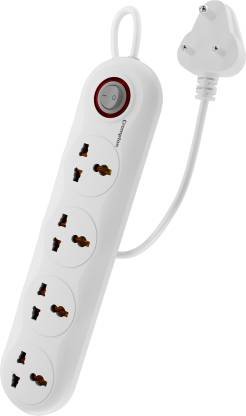 Crompton Powerbox Alpha WX 4 Socket Extension Boards (Grey, White, 2 m)