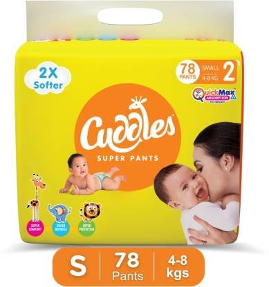 Cuddles – Super Pants Pant Style Diaper – S (78 Pieces)
