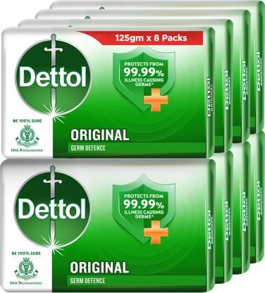 Dettol Original Germ Protection (8 x 125 g)