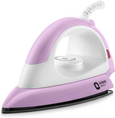 Orient Electric Panache Plus DIPCP11LP 1100 W Dry Iron (White, Purple)