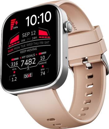 boAt Storm call 3 w/TBT Navigation, Watch Face Studio, 1.83”(4.6 cm)HD Display, QR Tray Smartwatch