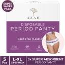 AZAH Period Panty Pad |L-XL (33-35 inch)| 5X Super Absorbent Panties | Sanitary Pad