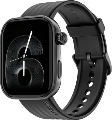 Noise Pro 6 1.85” Amoled Dispay with AI Watch Faces & AI Companion Smartwatch (Jet Black Strap, Regular)