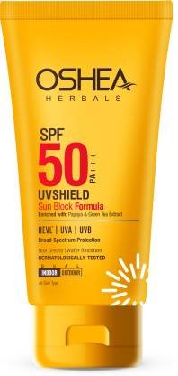 Oshea Herbals Sunscreen – SPF 50 PA+++ UVSHIELD SUN BLOCK FORMULA