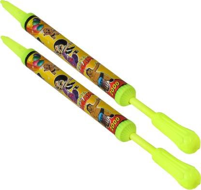 Brown Leaf (2 Pichkari)High Pressure Water Gun Holi Pipe Pichkari for Kids