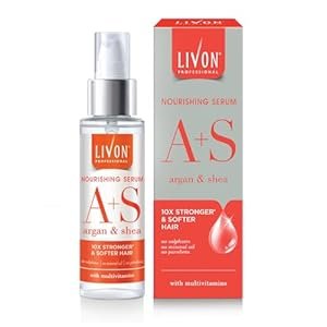 Livon Professional Nourishing Serum for Women & Men | With Argan, Shea & Multivitamins