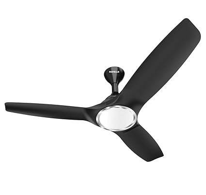 Havells Stealth Underlight 1250Mm Ceiling Fan (4 stars, Black)