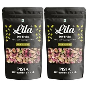 LILA DRY FRUITS Mota Pista (200 G x 2)