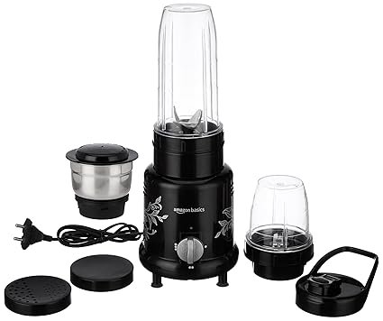 Amazon Basics Nutri Blender with Three Jars and Lids