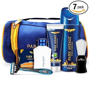 Park Avenue Good Morning Grooming Collection 7 in-1 Combo Grooming Kit for Men Park Avenue Good Morning Grooming Collection 7 in-1 Combo Grooming Kit for Men